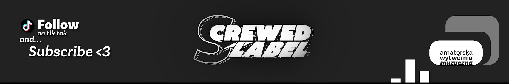 Banner kanału Screwed Label